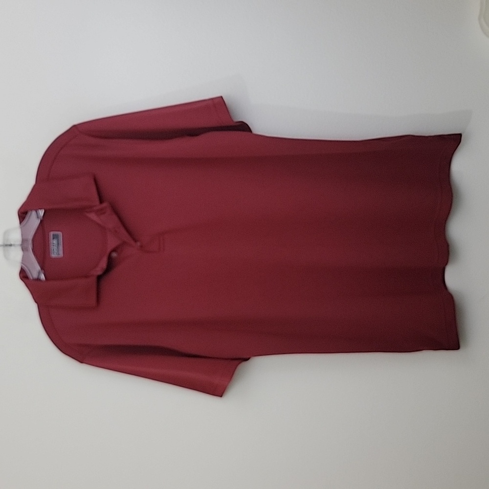Bolles Burgundy Wine Short Sleeve Polo Shirt L